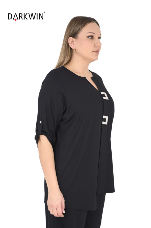 2401 M.LONGA BLUZ SIYAH - MAYA LONGA (1)