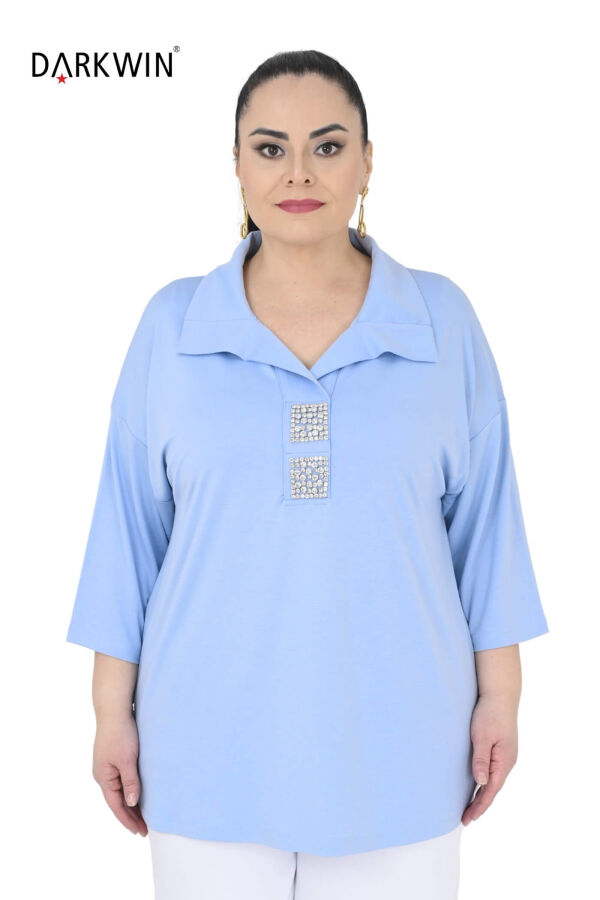 2402-3 M.LONGA BLUZ MAVI - 2