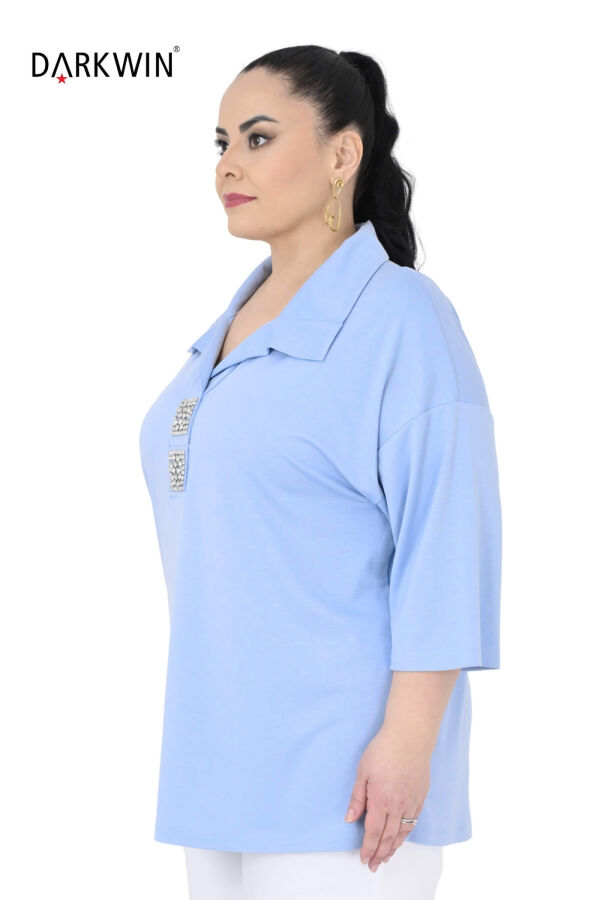 2402-3 M.LONGA BLUZ MAVI - 4