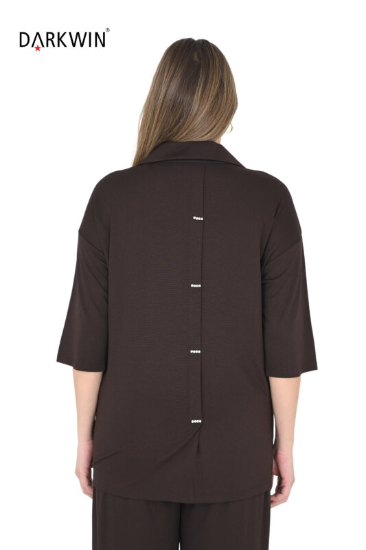 2402-7 M.LONGA BLUZ KAHVE - 3