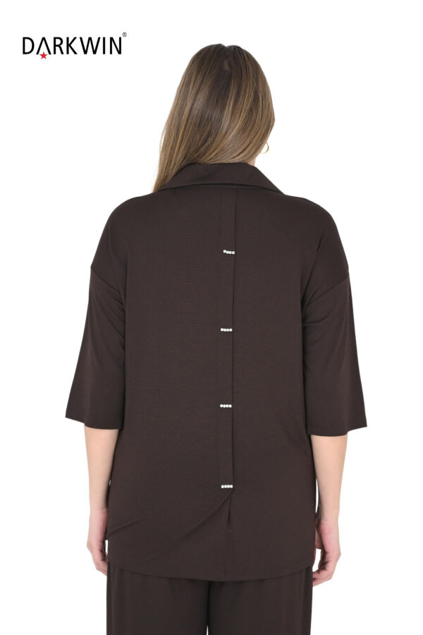2402-7 M.LONGA BLUZ KAHVE - 3