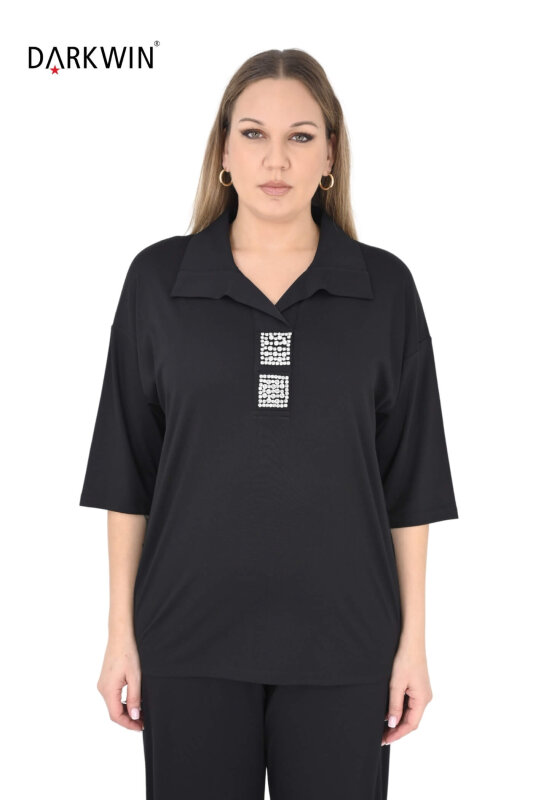 2402 M.LONGA BLUZ SIYAH - 1