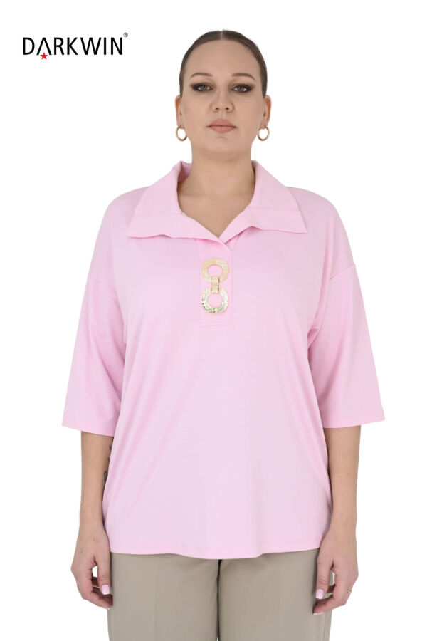 2403-5 M.LONGA BLUZ PEMBE - 1