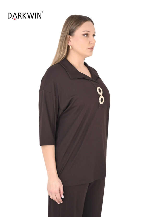 2403-7 M.LONGA BLUZ KAHVE - 2