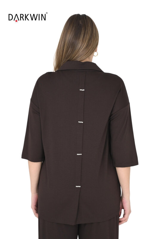 2403-7 M.LONGA BLUZ KAHVE - 3