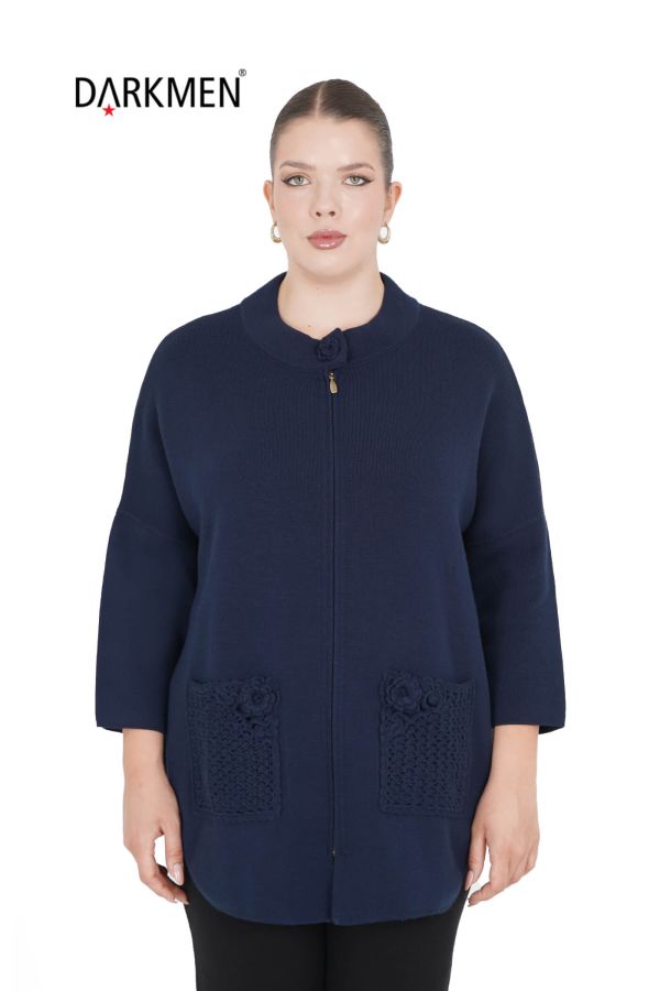 24059 DESEN CEKET LACIVERT - 1