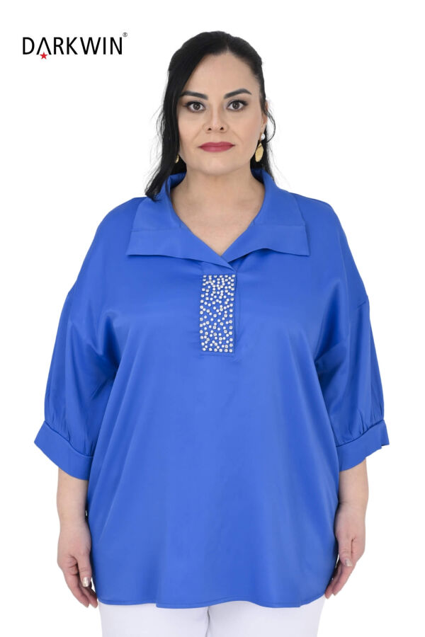 2407-3 M.LONGA BLUZ MAVI - 1