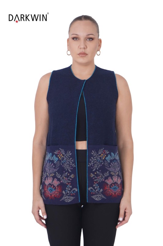 24076 DESEN YELEK Y.A.LACIVERT