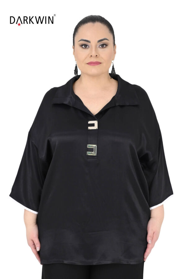 2410 M.LONGA BLUZ SIYAH - 1