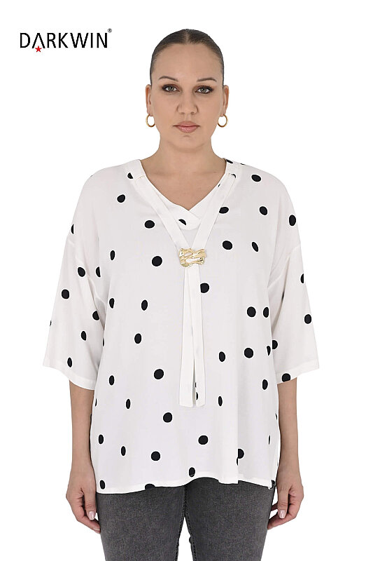 2411-2 M.LONGA BLUZ BEYAZ - MAYA LONGA