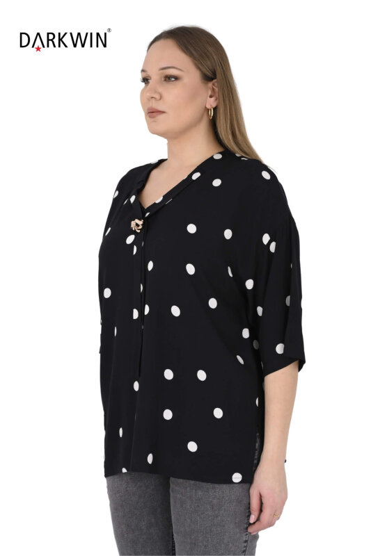 2411 M.LONGA BLUZ SIYAH - MAYA LONGA (1)