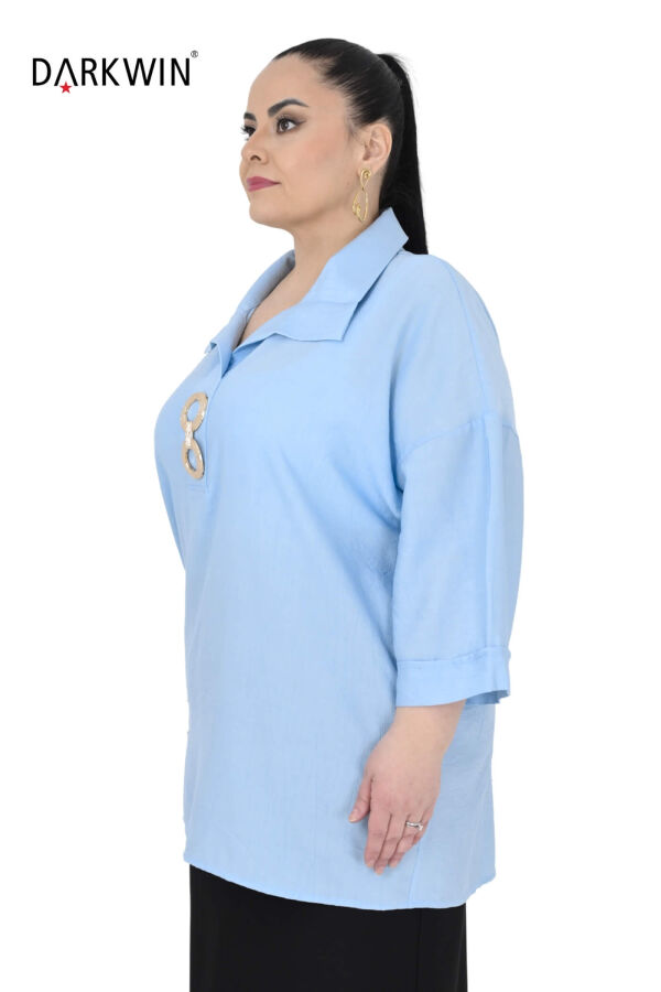 2412-3 M.LONGA BLUZ MAVI - 2