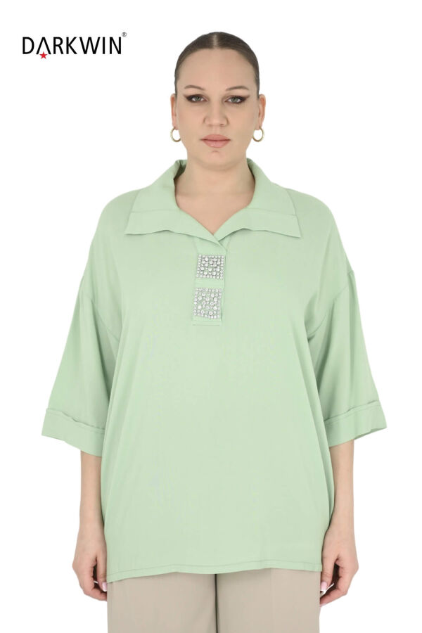 2418-4 M.LONGA BLUZ YESIL - 1