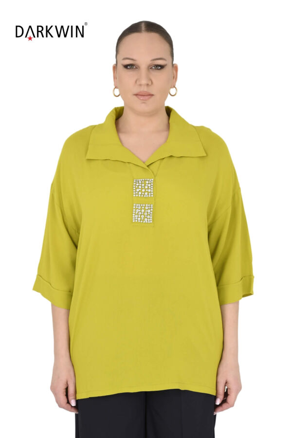 2418-5 M.LONGA BLUZ YAĞ YESILI - 1