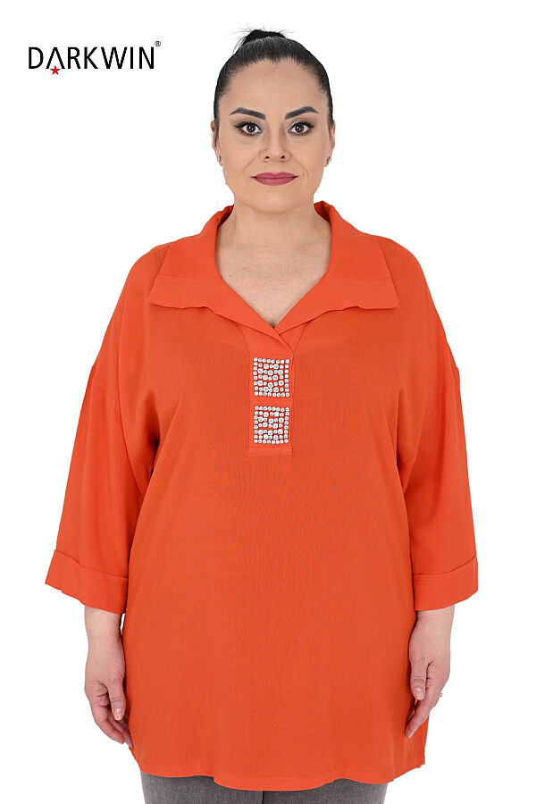 2418-8 M.LONGA BLUZ ORANGE - 1