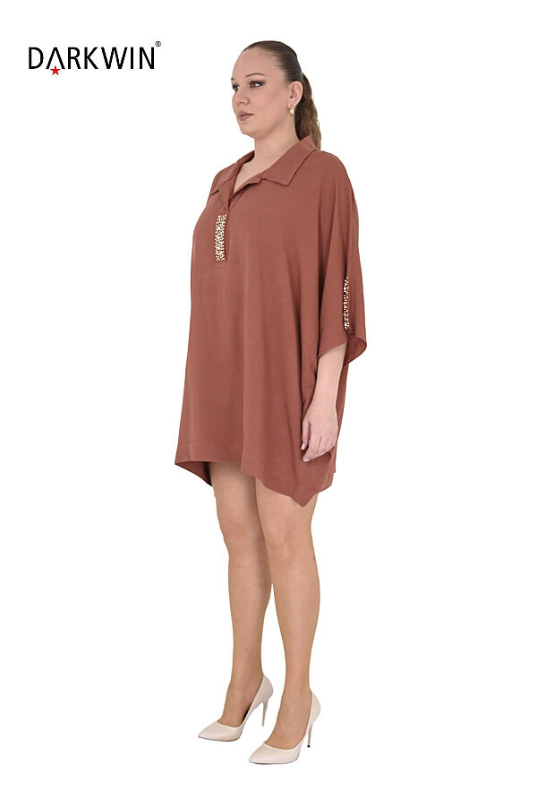 2423-7 M.LONGA BLUZ KAHVE - 2