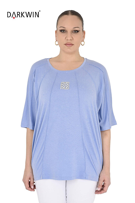 2428-3 M.LONGA BLUZ MAVI - MAYA LONGA
