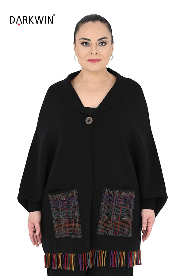 26009 DESEN CEKET SIYAH - 1