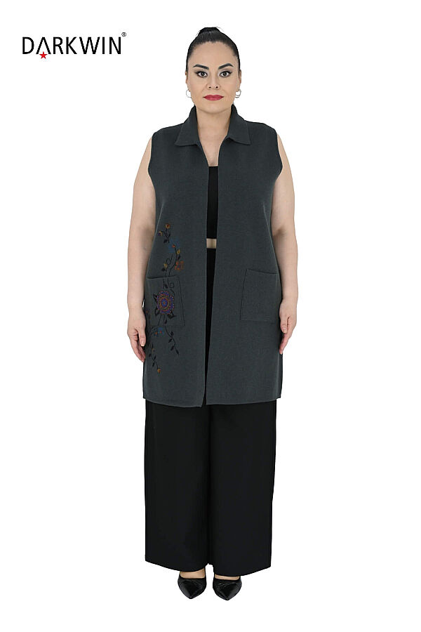26014 DESEN YELEK YESIL - 1