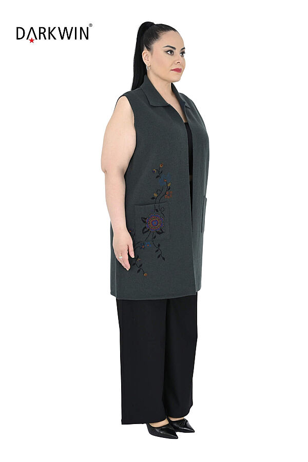 26014 DESEN YELEK YESIL - 2