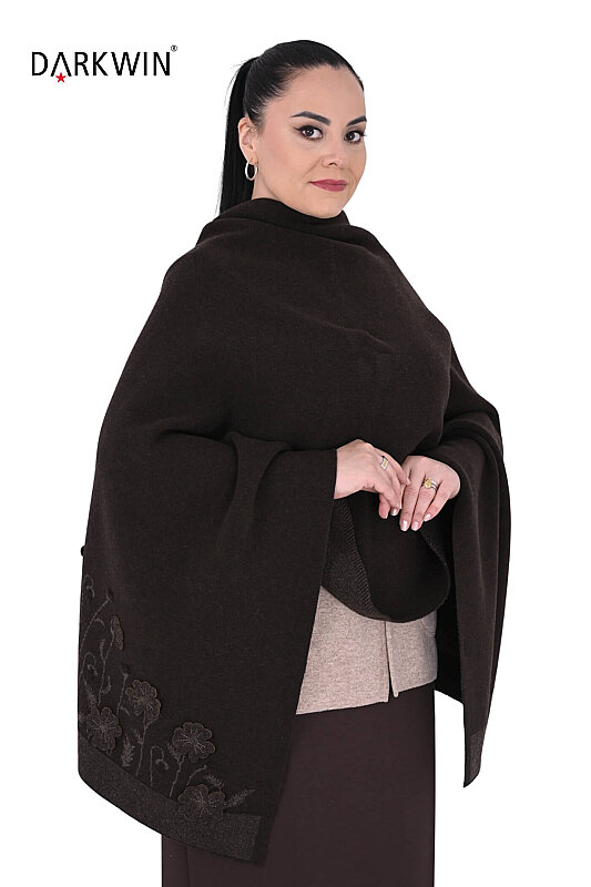 26045 DESEN ŞAL K.KAHVE - DESEN