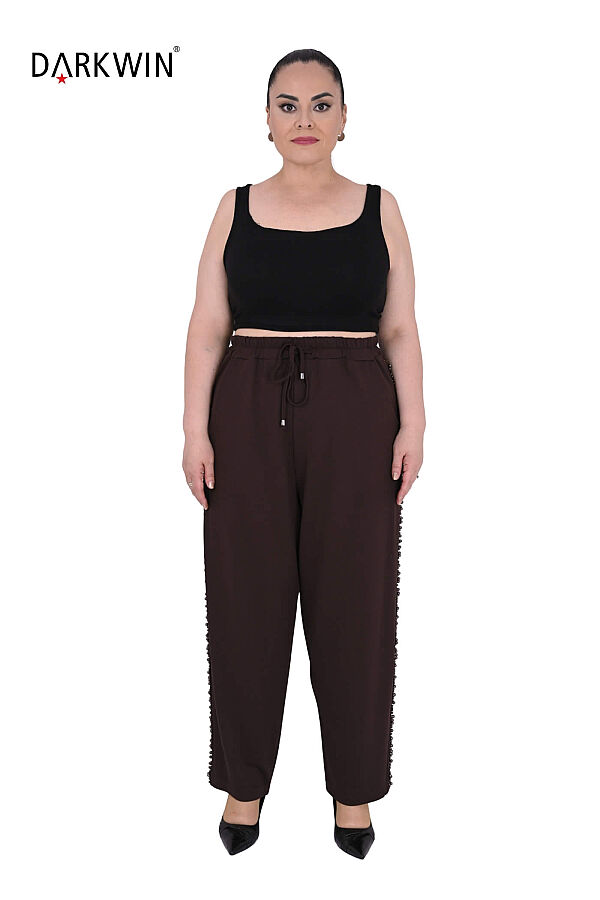 2605 DARKWIN BLUZ-PANTOLON KAHVE - 2