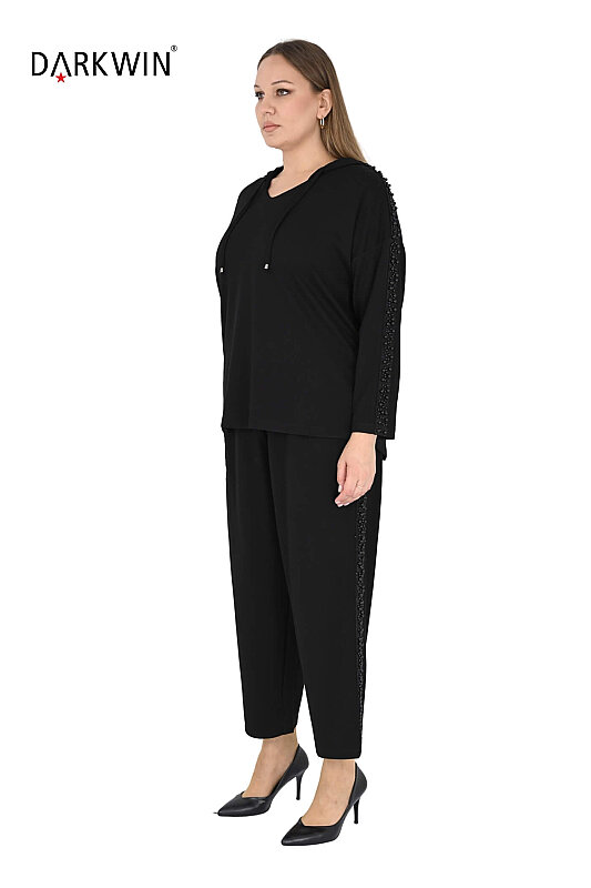 2605 DARKWIN BLUZ-PANTOLON SIYAH - DARKWIN (1)