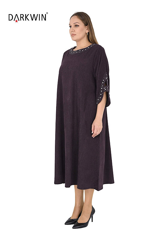 2629 DARKWIN ELBİSE BORDO - DARKWIN (1)