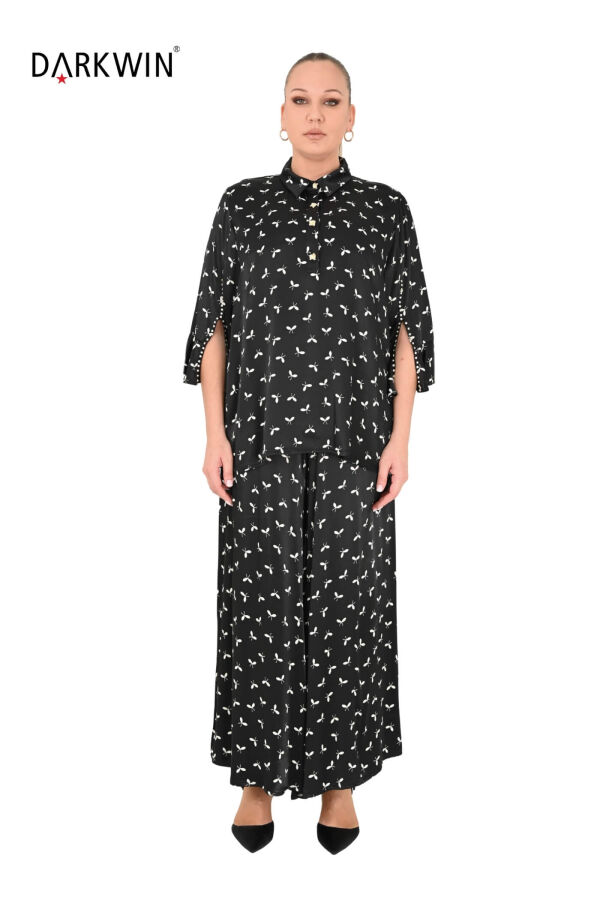 2701 M.LONGA BLUZ-PANTOLON SIYAH - 1