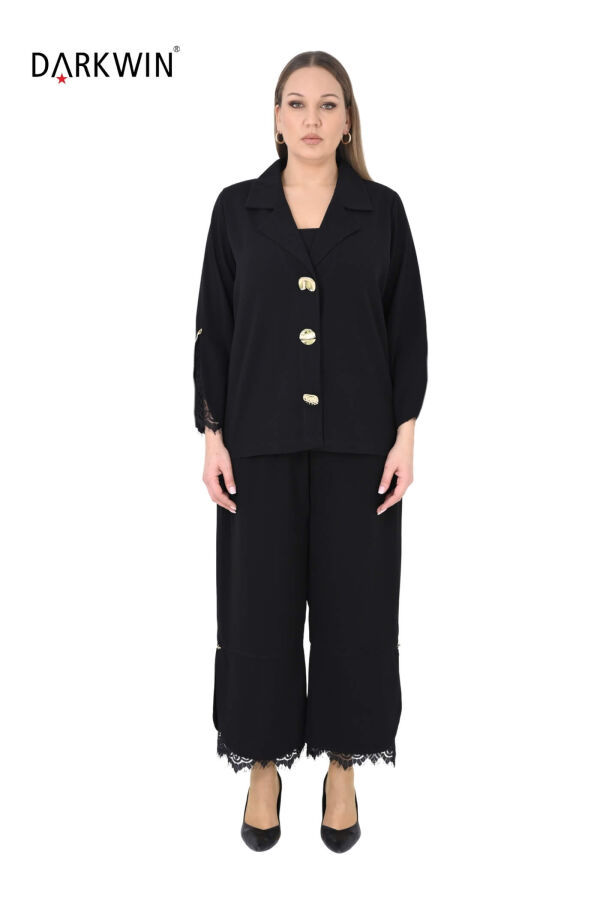 2703 M.LONGA CEKET-PANTOLON SIYAH - 1