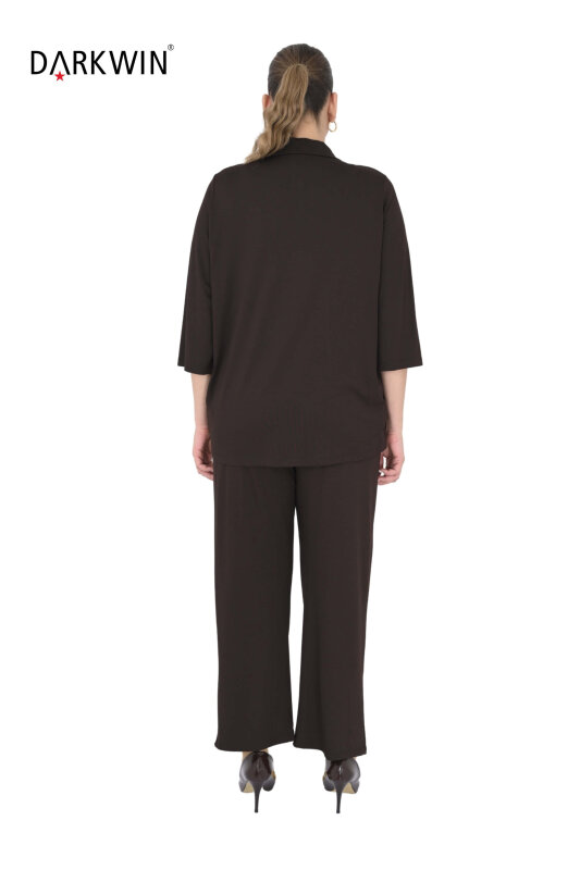 2704-7 M.LONGA GÖMLEK-PANTOLON KAHVE - 3