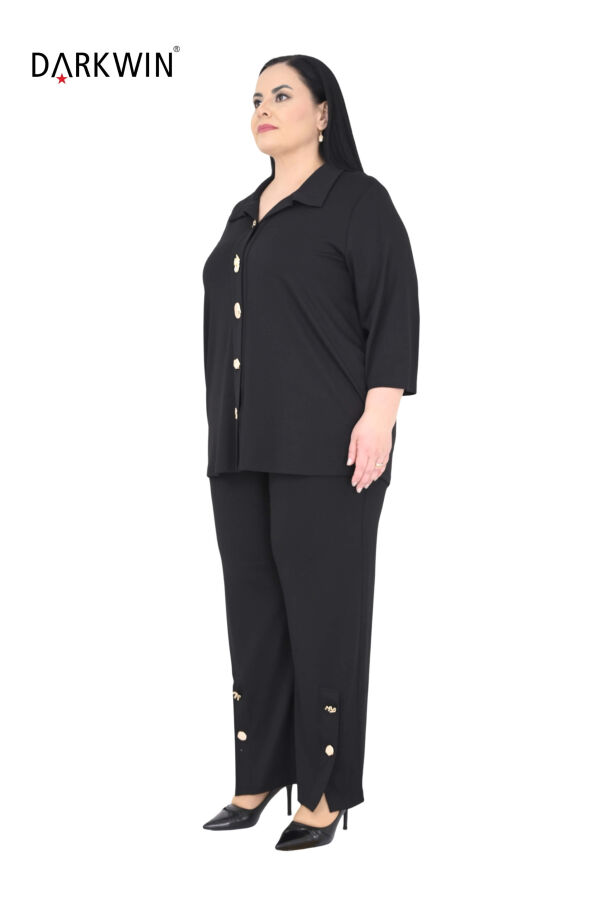 2704 M.LONGA GÖMLEK-PANTOLON SIYAH - 2