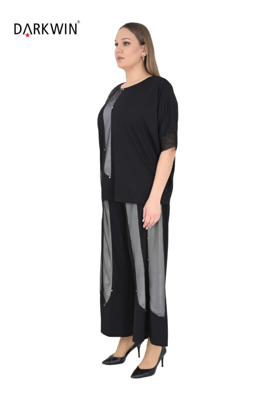 2706 M.LONGA BLUZ-PANTOLON SIYAH - MAYA LONGA (1)