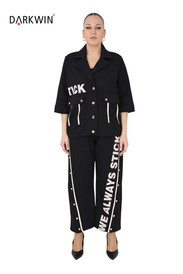 2708 M.LONGA CEKET-PANTOLON SIYAH - 1