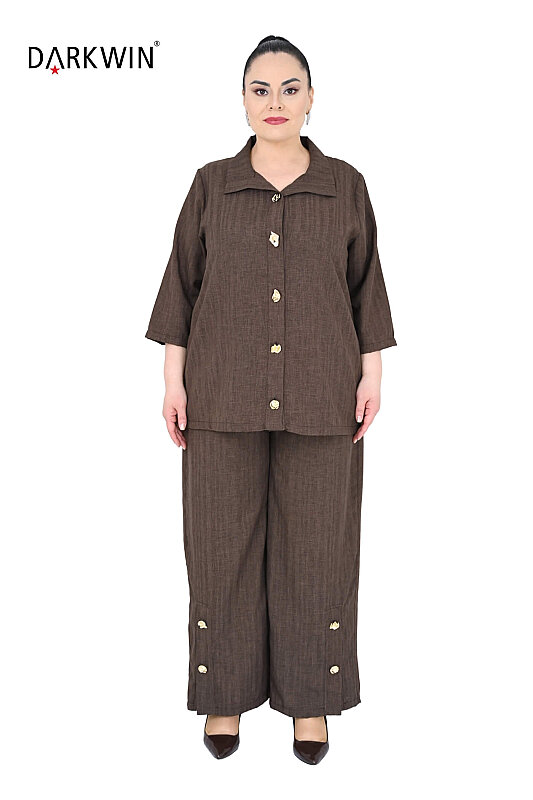 2712-7 M.LONGA CEKET-PANTOLON KAHVE - MAYA LONGA