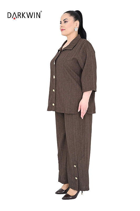 2712-7 M.LONGA CEKET-PANTOLON KAHVE - MAYA LONGA (1)