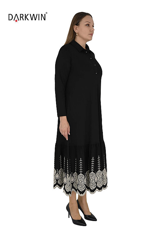 2755 DARKWIN ELBİSE SIYAH - DARKWIN (1)
