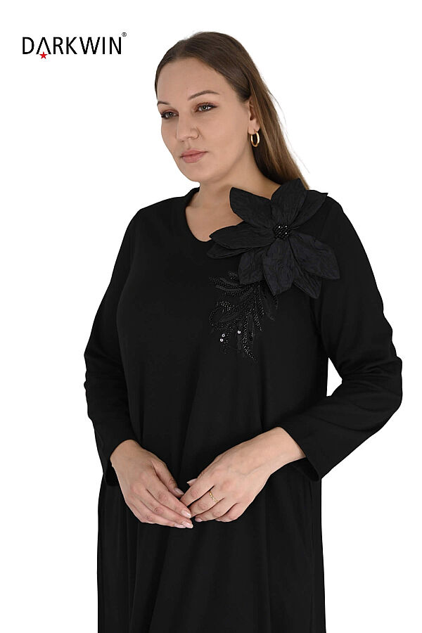 2777 DARKWIN ELBİSE SIYAH - 4