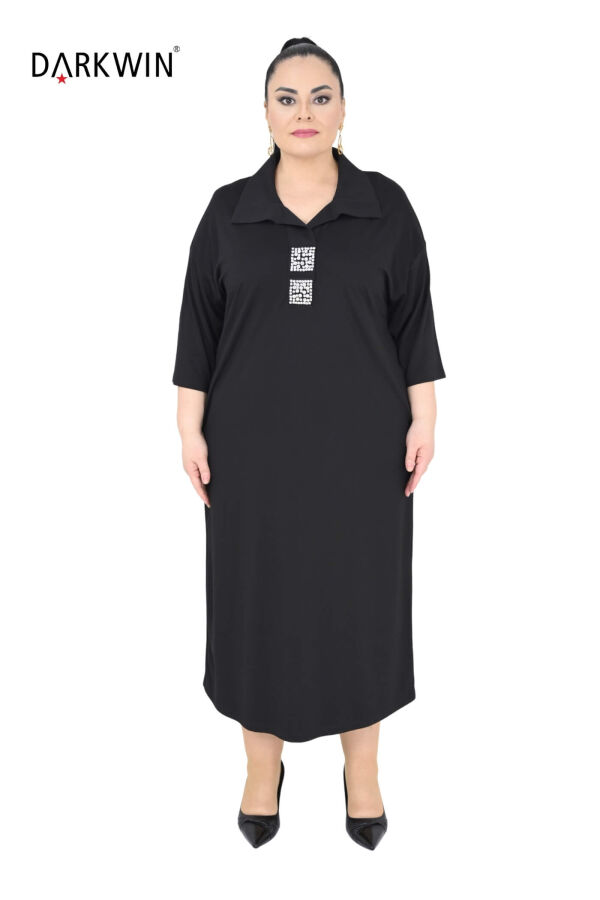 2802 M.LONGA ELBİSE SIYAH - 1