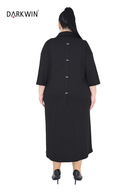 2802 M.LONGA ELBİSE SIYAH - 3