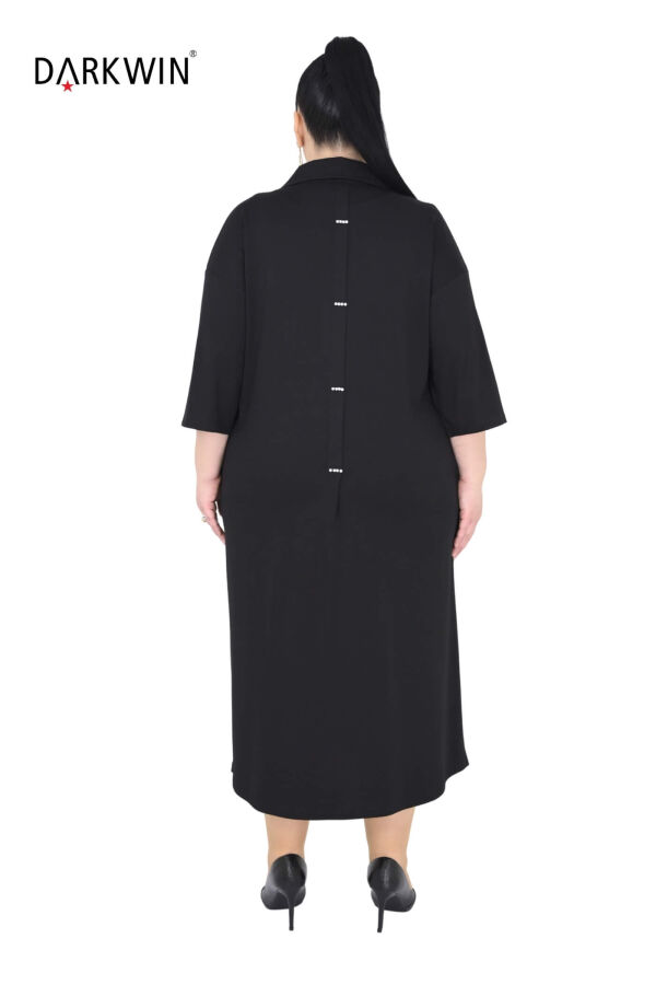 2802 M.LONGA ELBİSE SIYAH - 3