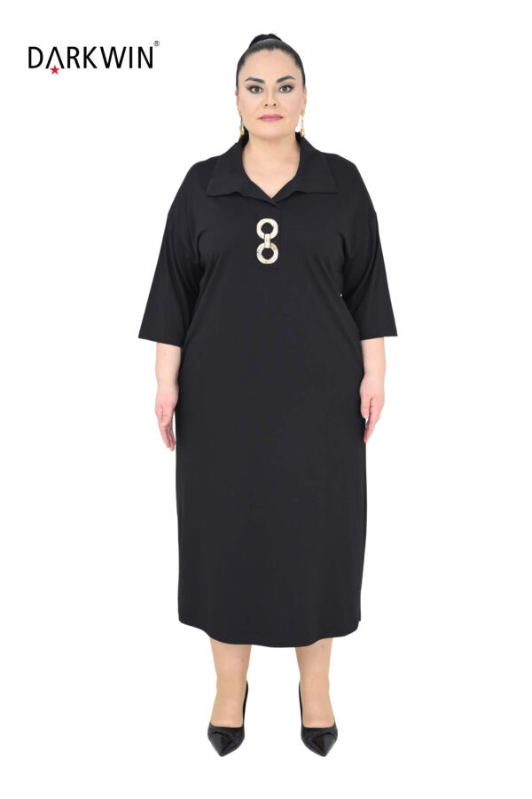 2803 M.LONGA ELBİSE SIYAH - 1