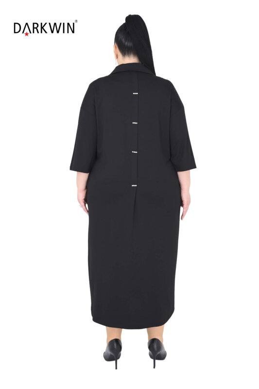 2803 M.LONGA ELBİSE SIYAH - 3