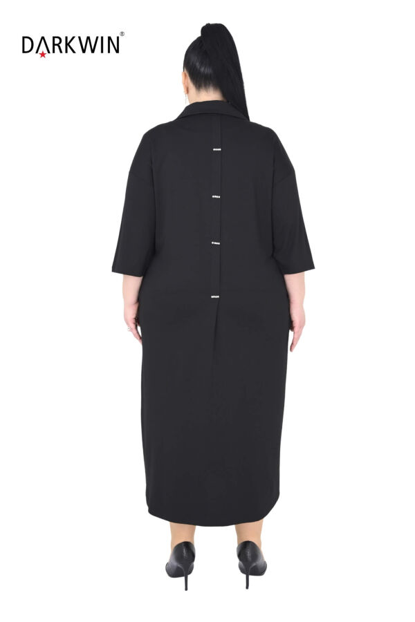 2803 M.LONGA ELBİSE SIYAH - 3