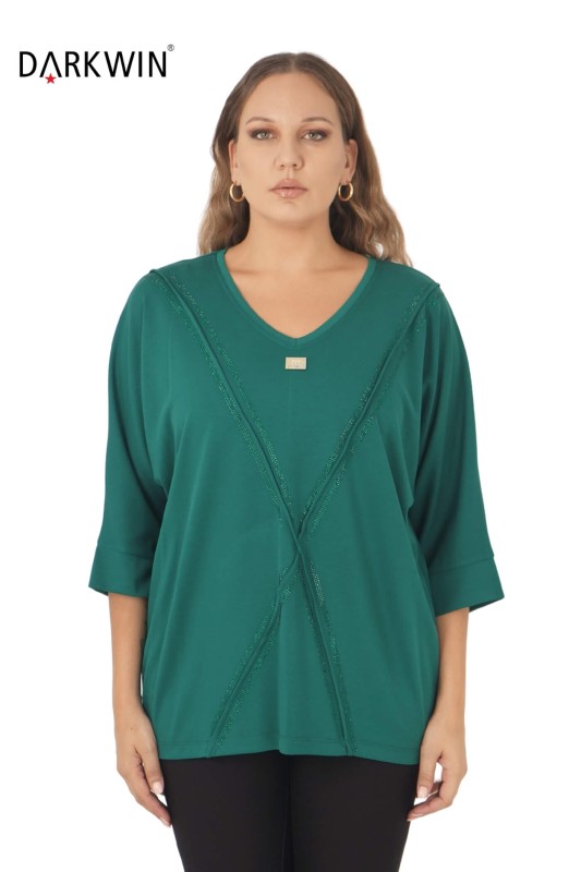 La Velina - 2930 LA VELINA BLUZ YESIL