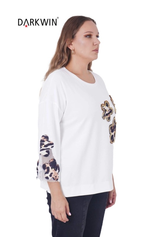 La Velina - 2952 LA VELINA BLUZ EKRU (1)