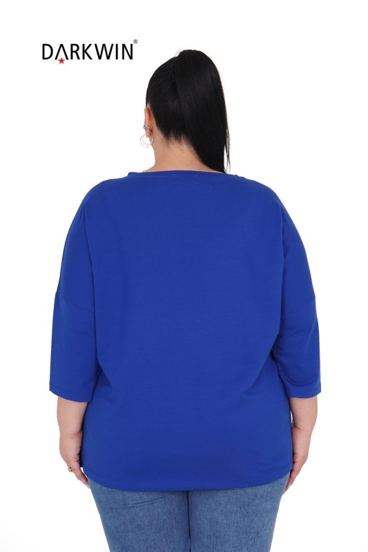 3019 LA VELINA BLUZ SAKS - Thumbnail