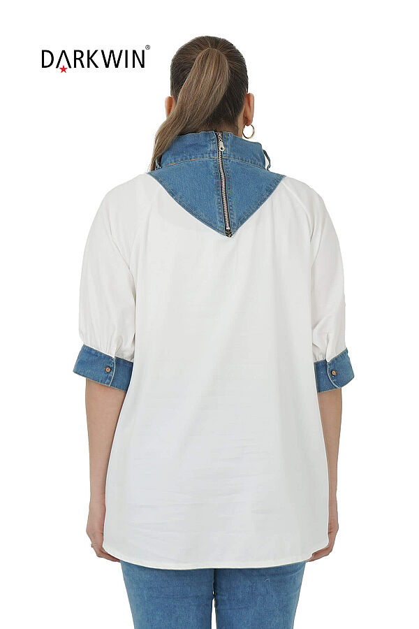 3029 LA VELINA BLUZ BEYAZ - 3