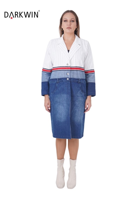 LA VELINA - 3052 LA VELINA CEKET BEYAZ LA VELINA - 3052 LA VELINA CEKET BEYAZ