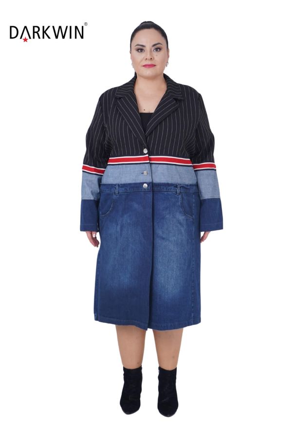 3052 LA VELINA CEKET SIYAH - 1